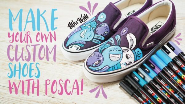 SHOES WITH POSCA